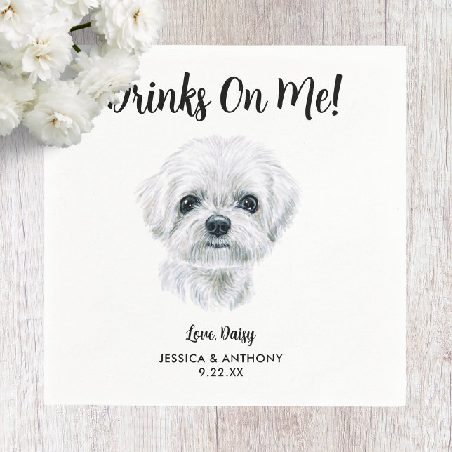 Guardanapo De Papel Casamento de Cachorros Napkins (Criador carregado)