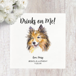 Guardanapo De Papel Casamento de Cachorros Napkins