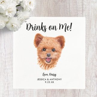 Guardanapo De Papel Casamento de Cachorros Napkins