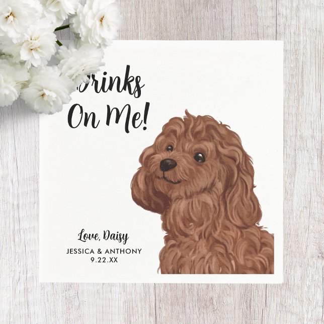 Guardanapo De Papel Casamento de Cachorros Napkins (Criador carregado)