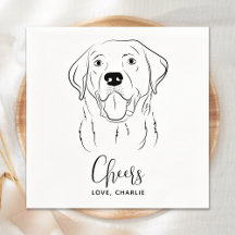 Casamento de Cachorros Personalizado Cheers Labrad