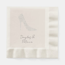 Guardanapo De Papel Casamento de Calçado de Alto Alcance de Blush Diam