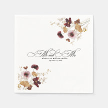 Casamento de Caligrafia Floral por Aquarela