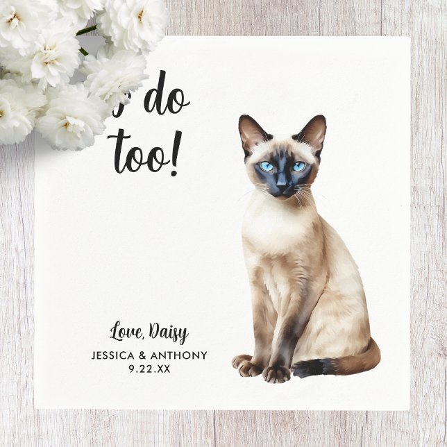 Guardanapo De Papel Casamento de Cat Cocktail Napkins (Criador carregado)