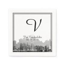 Casamento de Destino de Chicago Napkin