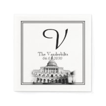 Casamento de Destino de Washington DC Napkin