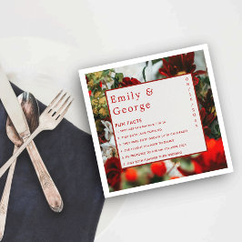 Guardanapo De Papel Casamento de Fatos de Diversão Romântica das Rosas