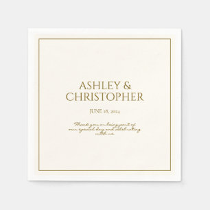 Guardanapo De Papel Casamento de Flores Selvagens com Cor de Água Púrp