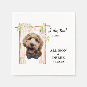 Guardanapo De Papel Casamento De Foto De Cachorro Personalizado Muito