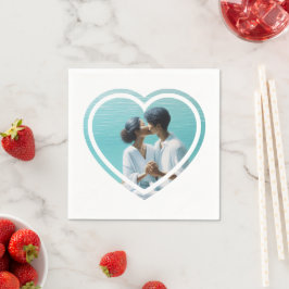 Guardanapo De Papel Casamento de Fotografias Personalizadas em Forma d