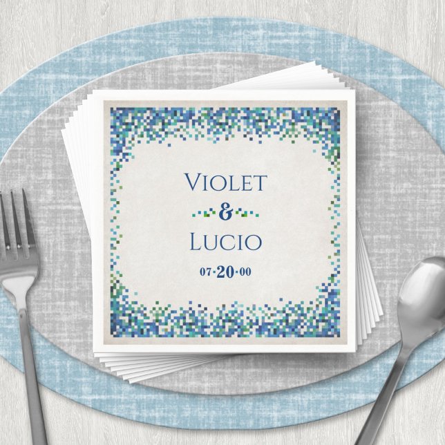 Guardanapo De Papel Casamento de Geek de Vídeo (Criador carregado)