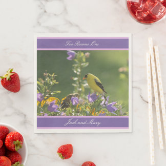 Guardanapo De Papel Casamento de Jardim Primavera Goldfinch
