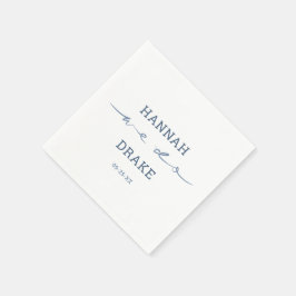 Guardanapo De Papel Casamento de Letra Manual Nós Fazemos Script