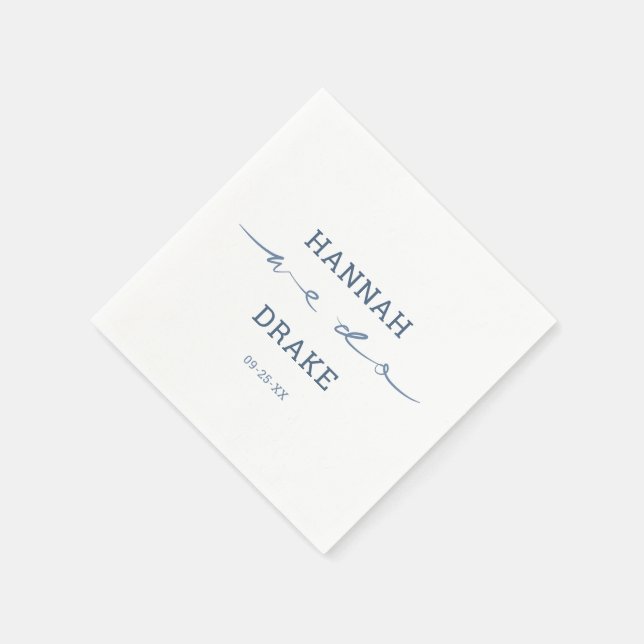 Guardanapo De Papel Casamento de Letra Manual Nós Fazemos Script (Canto)