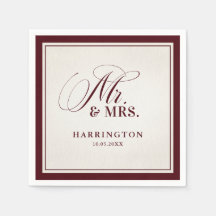 Casamento de Luxo Burgundy Formal Antigo Moderno