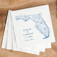 Casamento de Mapa Elegante Orlando Florida
