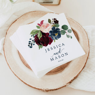 Guardanapo De Papel Casamento de Marinho ruivo Napkin Cocktail Napkin