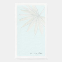 Casamento de Nomes de Casais Tropicais Ice Blue
