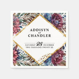 Guardanapo De Papel Casamento de Pena de Morte em Tonelada de Jewel