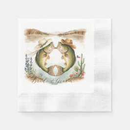 Guardanapo De Papel Casamento de Pesca no Texas