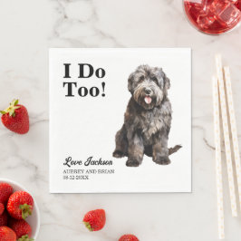 Guardanapo De Papel Casamento de Pet Bouvier des Flandres