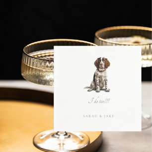 Guardanapo De Papel Casamento de Pet de Springer Spaniel em Inglês Per