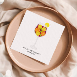 Guardanapo De Papel Casamento de Sangria, Bachelorette ou Chá de panel