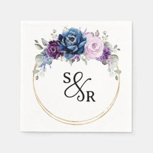 Guardanapo De Papel Casamento de Sangue Lilac Marinho Roxo Dusty Blue
