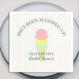 Guardanapo De Papel Casamento de Sorvete Recheado