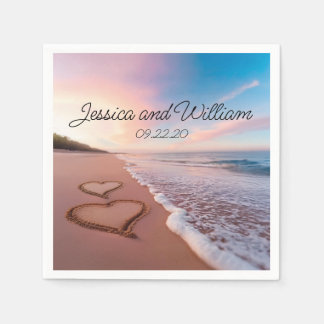 Guardanapo De Papel Casamento de Verão de Bela