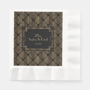 Guardanapo De Papel Casamento do 1920 Gatsby do Excelente Glam Roaring