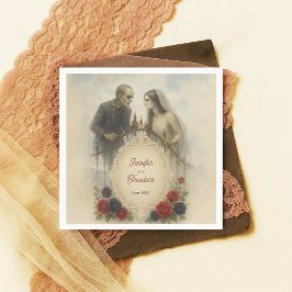 Guardanapo De Papel Casamento do gótico Zombie Halloween