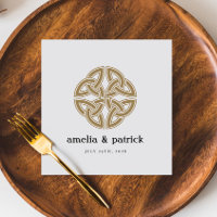 Casamento Dourado Celtic Knot Irish