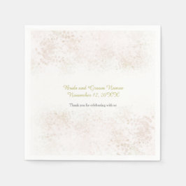 Guardanapo De Papel Casamento Elegante Blush Flush
