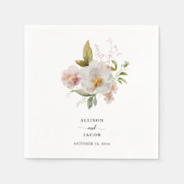 Guardanapo De Papel Casamento Elegante de Wildflower Boho