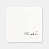 Casamento Elegante Minimalista de Arte Negra Branc