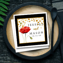 Guardanapo De Papel Casamento Elegante Moderno Cocktail Napkins