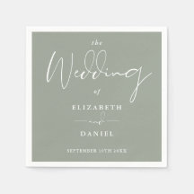 Casamento Elegante Moderno em Verde Sage