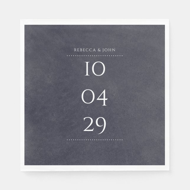 Guardanapo De Papel Casamento especial do quadro elegante (Frente)