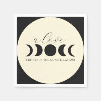 Casamento Fase Lunar Luxo Preto e Creme