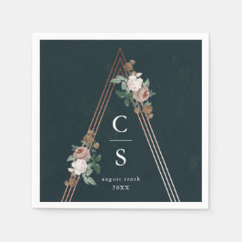 Guardanapo De Papel Casamento Floral Boho