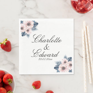 Guardanapo De Papel Casamento Floral de Napkins, Jardim de Verão