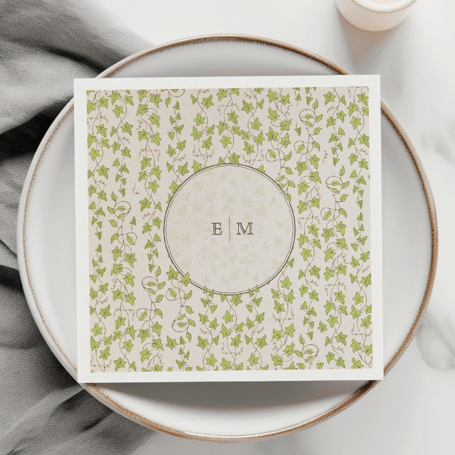 Guardanapo De Papel Casamento Floral Elegante Vitoriano Real (Criador carregado)