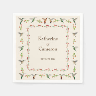 Guardanapo De Papel Casamento Hummingbird