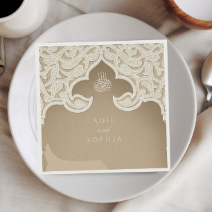 Guardanapo De Papel Casamento Islâmico Personalizado Por Maiestosos Ro