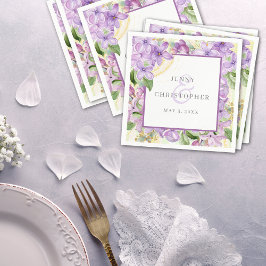 Guardanapo De Papel Casamento Lilac Roxo
