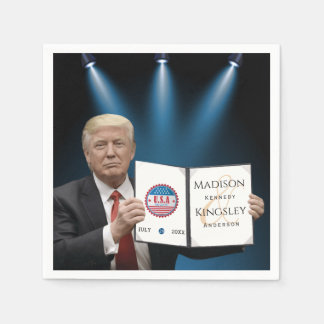 Guardanapo De Papel Casamento mais incrível do Trump