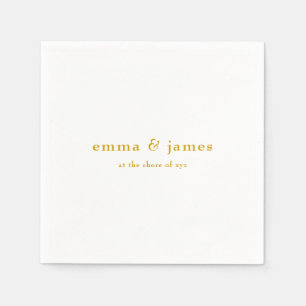 Guardanapo De Papel Casamento Minimalista Moderno Napkins