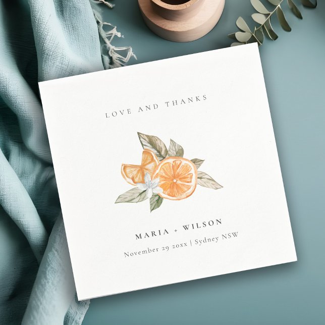 Guardanapo De Papel Casamento Mínimo de Obrigados de Boho Botânico Lar (Criador carregado)