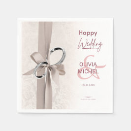 Guardanapo De Papel Casamento Mínimo E Chic